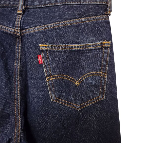 Levi's Blue Denim Straight Leg Jeans Size W 31 / L 34 - Picture 7 of 10